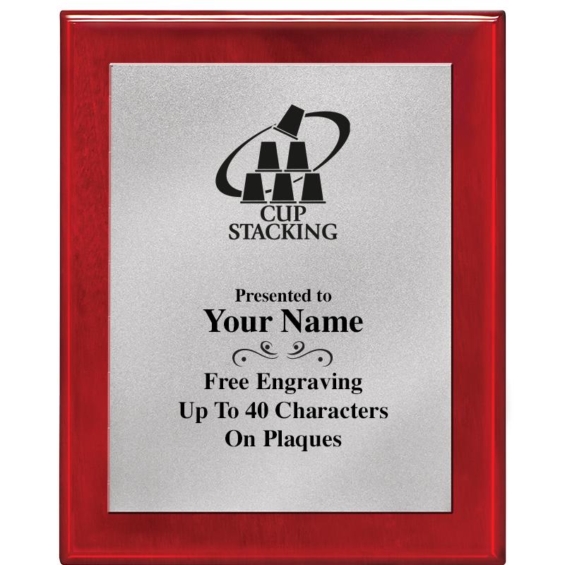 8X10 RW PIANO PLQ MATTE SV PLT