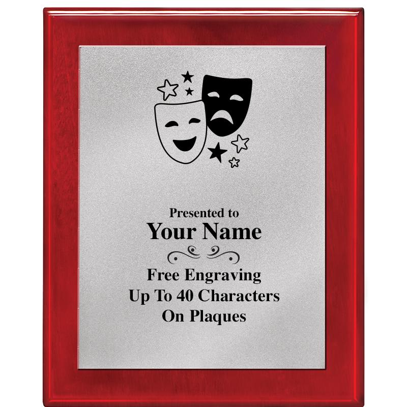 8X10 RW PIANO PLQ MATTE SV PLT