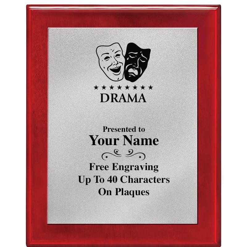 8X10 RW PIANO PLQ MATTE SV PLT