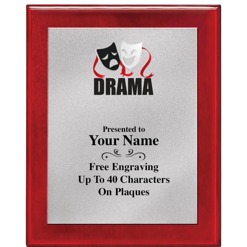 8X10 RW PIANO PLQ MATTE SV PLT