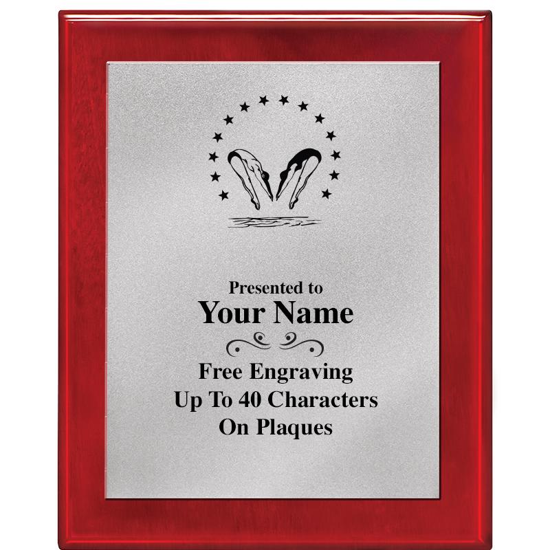 8X10 RW PIANO PLQ MATTE SV PLT