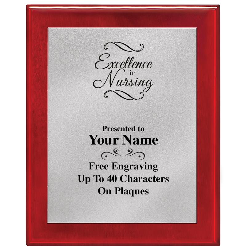 8X10 RW PIANO PLQ MATTE SV PLT