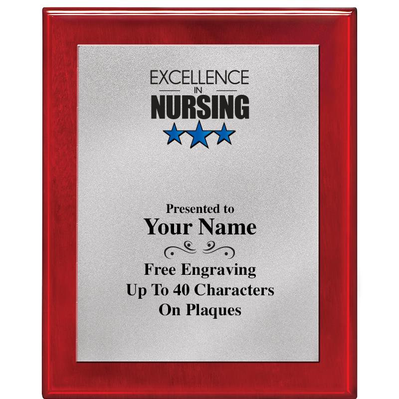 8X10 RW PIANO PLQ MATTE SV PLT