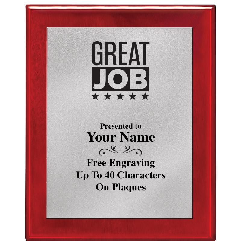 8X10 RW PIANO PLQ MATTE SV PLT