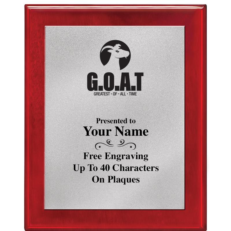 8X10 RW PIANO PLQ MATTE SV PLT