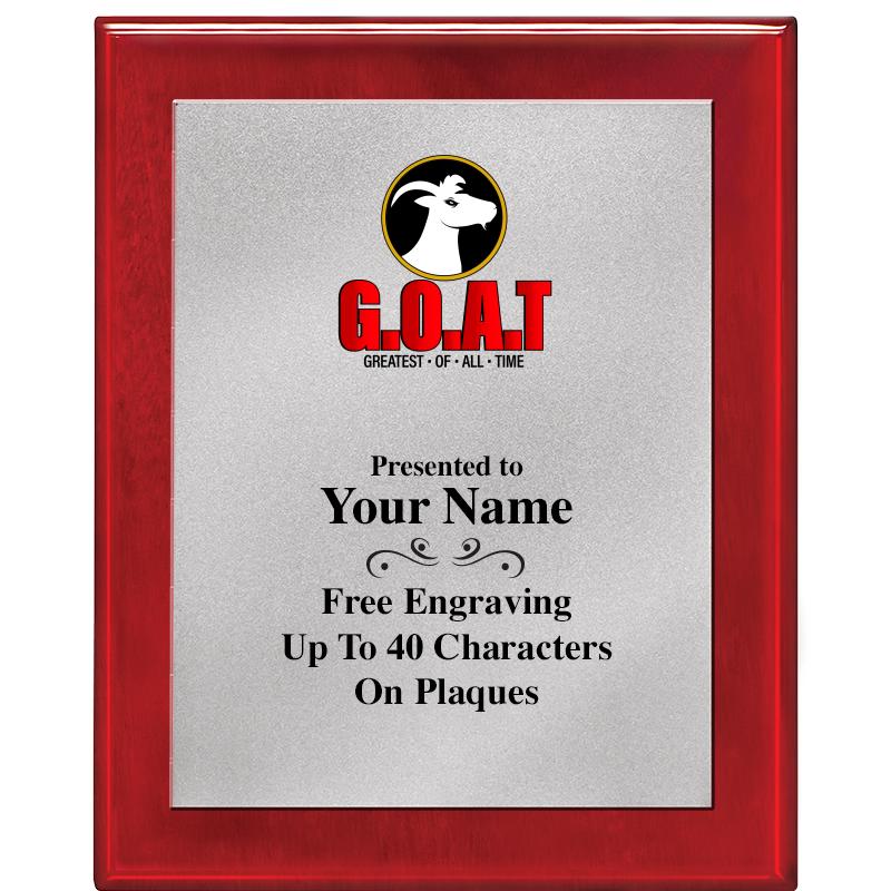 8X10 RW PIANO PLQ MATTE SV PLT