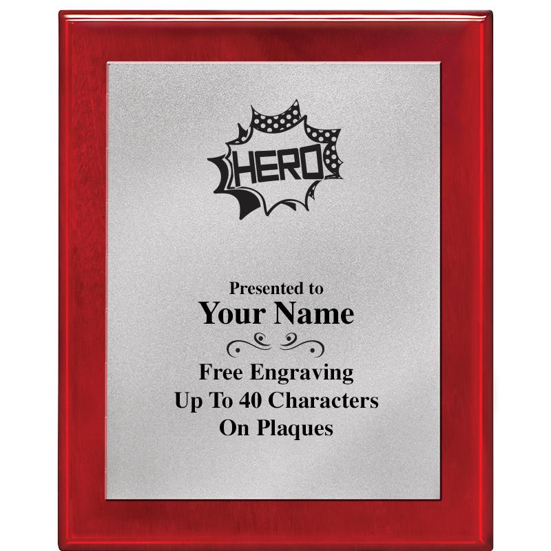 8X10 RW PIANO PLQ MATTE SV PLT