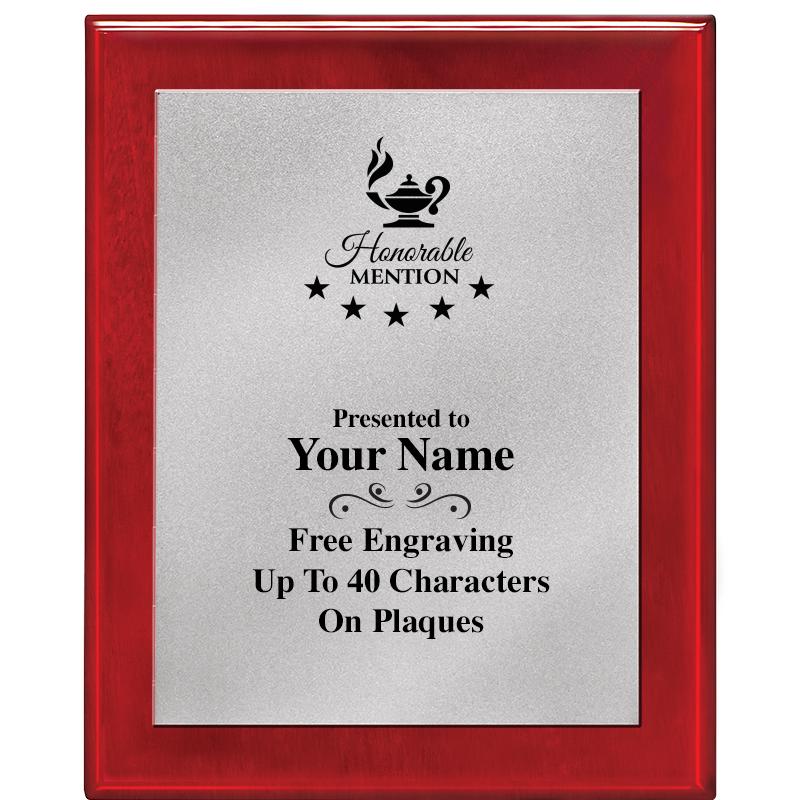 8X10 RW PIANO PLQ MATTE SV PLT