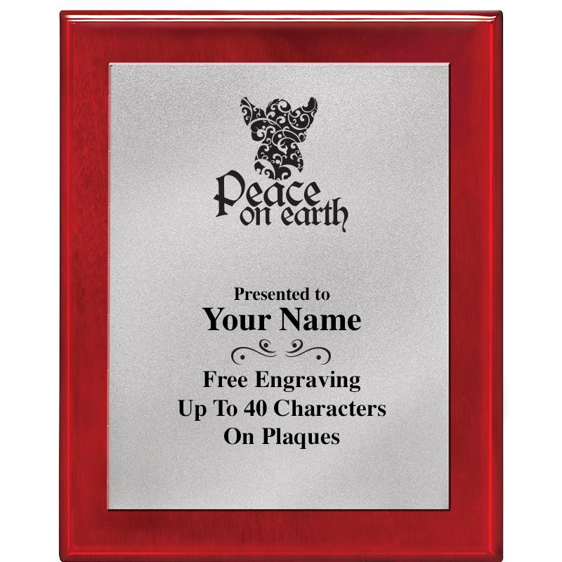 8X10 RW PIANO PLQ MATTE SV PLT