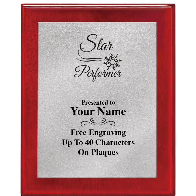 8X10 RW PIANO PLQ MATTE SV PLT