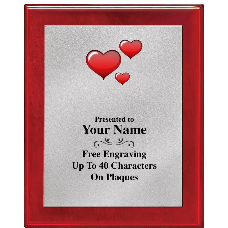 8X10 RW PIANO PLQ MATTE SV PLT