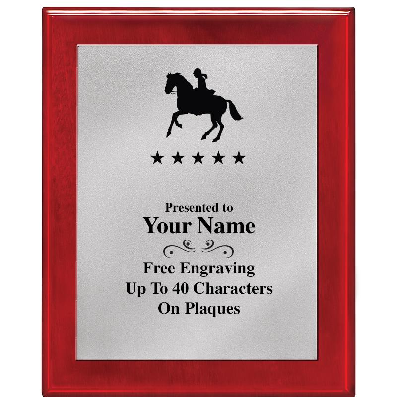 8X10 RW PIANO PLQ MATTE SV PLT