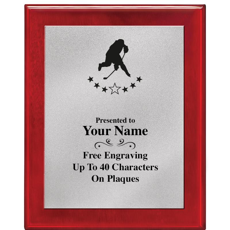 8X10 RW PIANO PLQ MATTE SV PLT