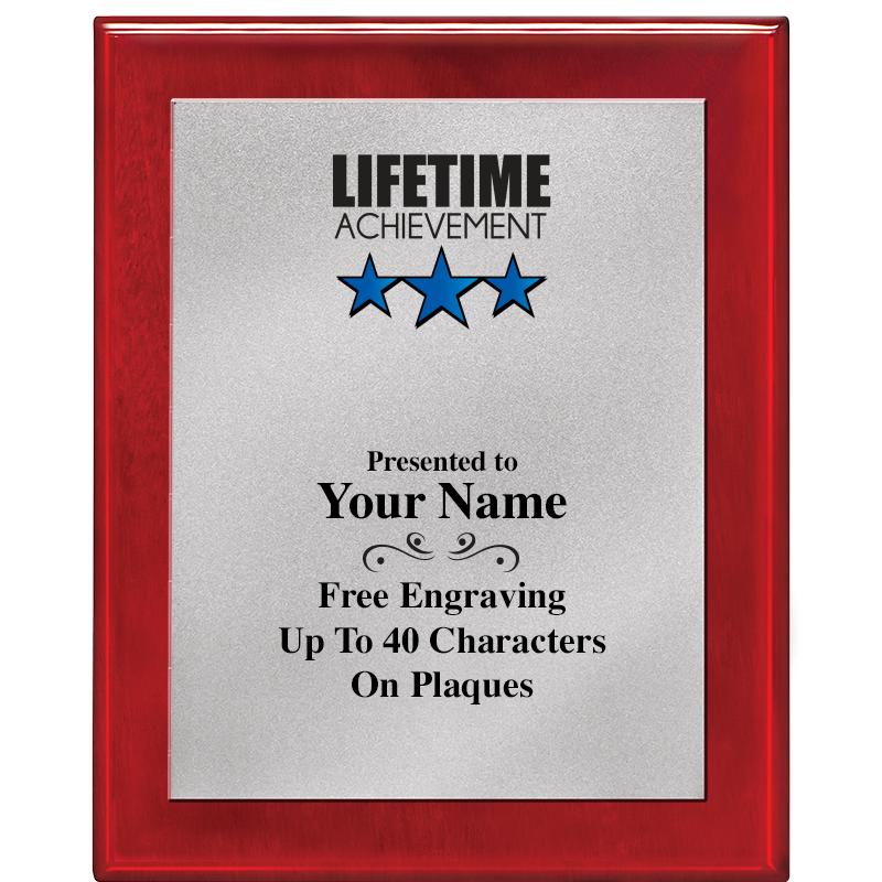 8X10 RW PIANO PLQ MATTE SV PLT