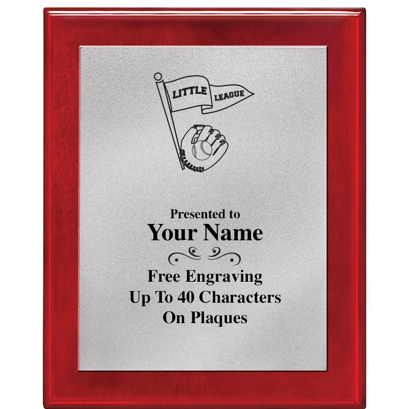 8X10 RW PIANO PLQ MATTE SV PLT