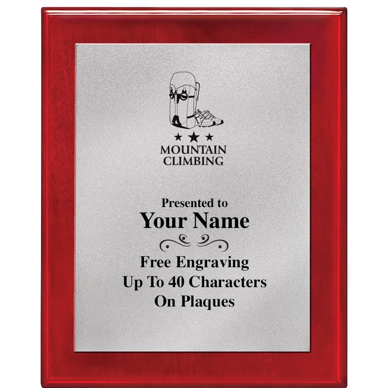 8X10 RW PIANO PLQ MATTE SV PLT