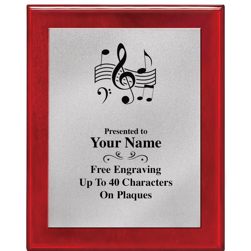 8X10 RW PIANO PLQ MATTE SV PLT