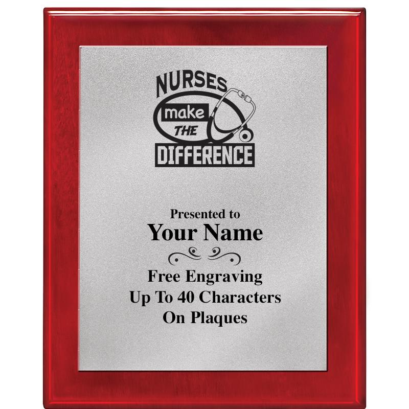 8X10 RW PIANO PLQ MATTE SV PLT