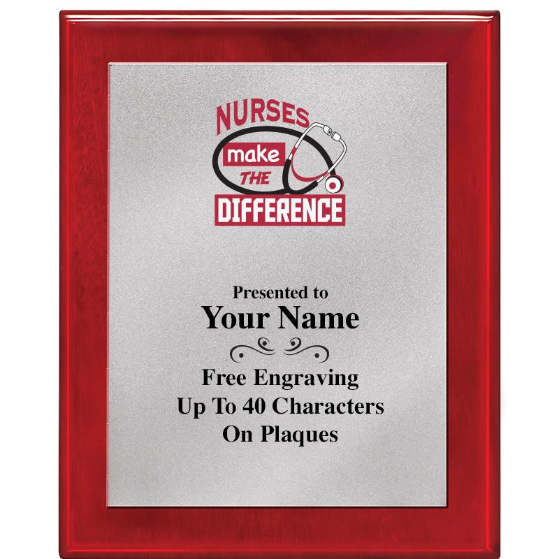 8X10 RW PIANO PLQ MATTE SV PLT