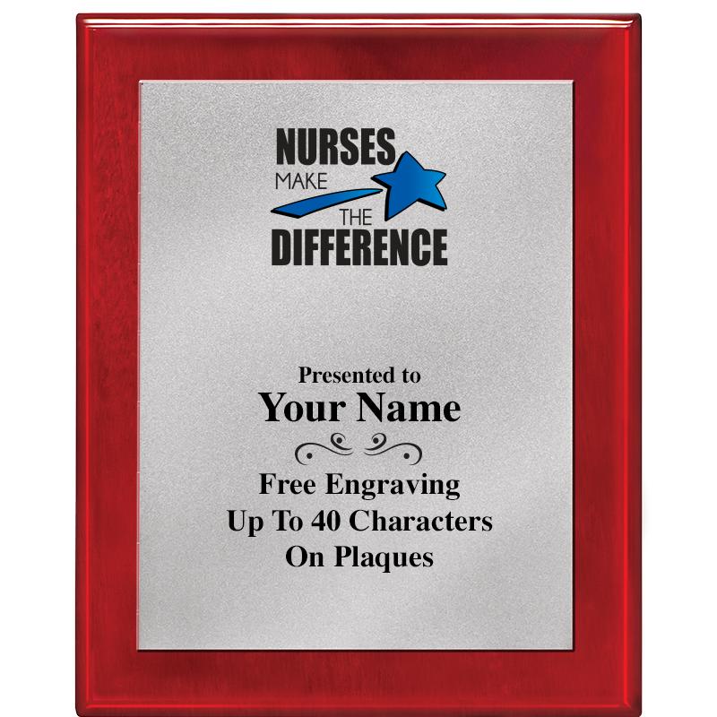 8X10 RW PIANO PLQ MATTE SV PLT