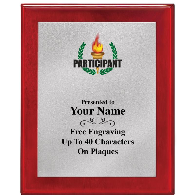 8X10 RW PIANO PLQ MATTE SV PLT