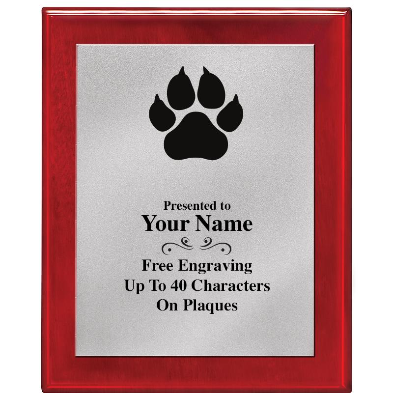 8X10 RW PIANO PLQ MATTE SV PLT