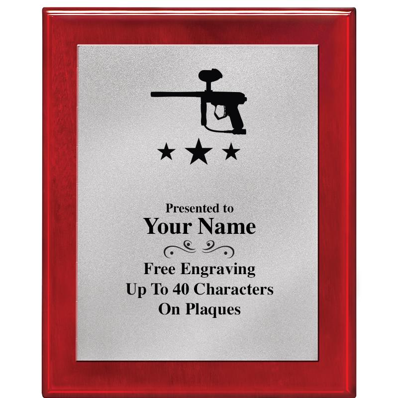 8X10 RW PIANO PLQ MATTE SV PLT