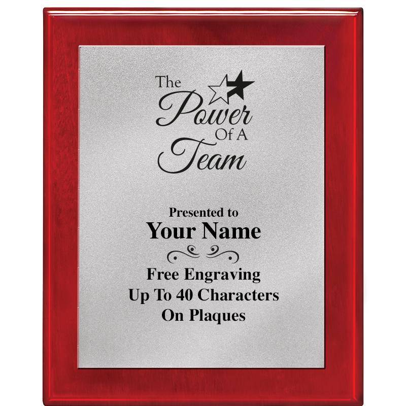 8X10 RW PIANO PLQ MATTE SV PLT