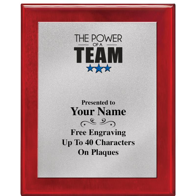 8X10 RW PIANO PLQ MATTE SV PLT