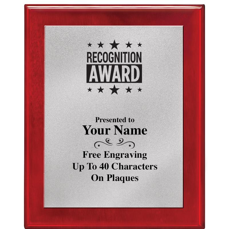 8X10 RW PIANO PLQ MATTE SV PLT