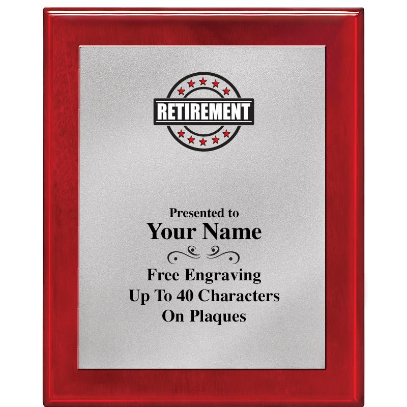 8X10 RW PIANO PLQ MATTE SV PLT