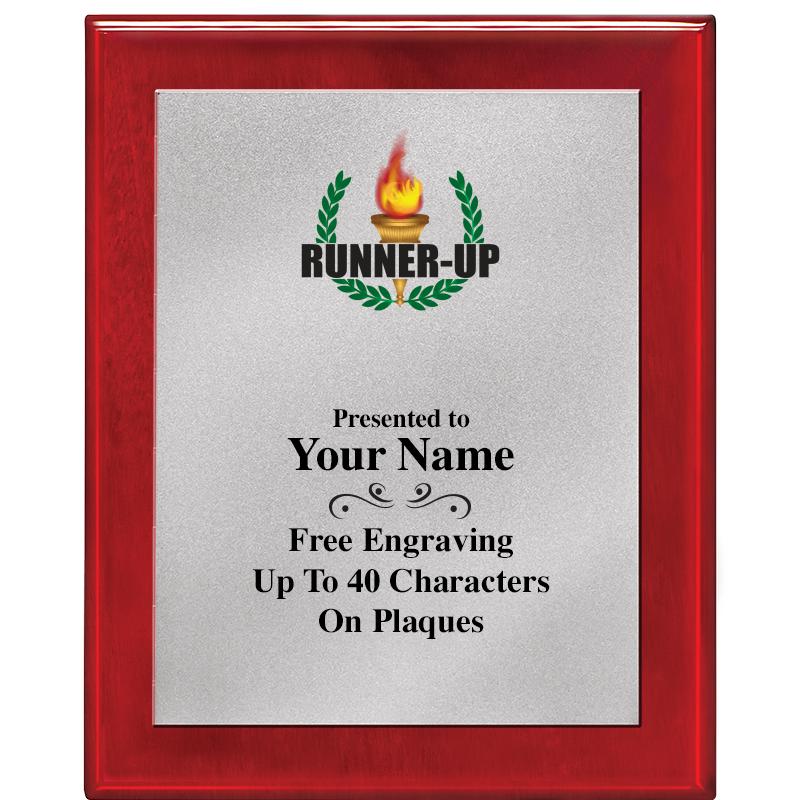 8X10 RW PIANO PLQ MATTE SV PLT