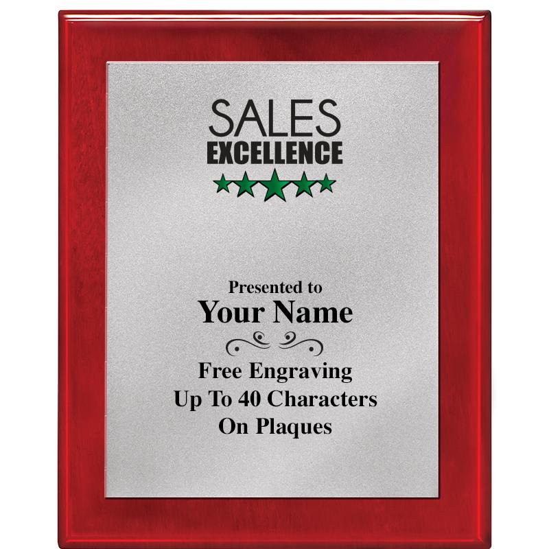 8X10 RW PIANO PLQ MATTE SV PLT