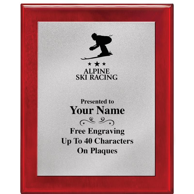 8X10 RW PIANO PLQ MATTE SV PLT