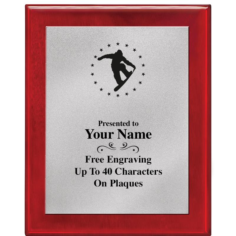 8X10 RW PIANO PLQ MATTE SV PLT