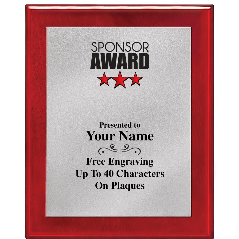 8X10 RW PIANO PLQ MATTE SV PLT