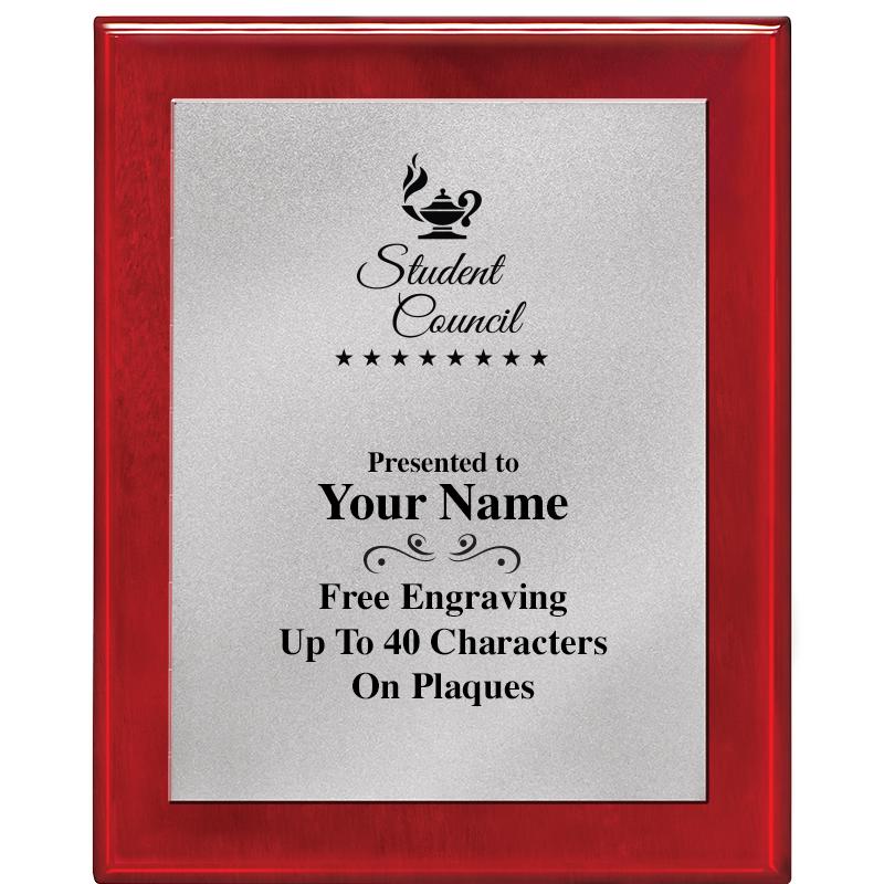 8X10 RW PIANO PLQ MATTE SV PLT