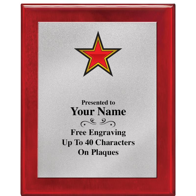 8X10 RW PIANO PLQ MATTE SV PLT