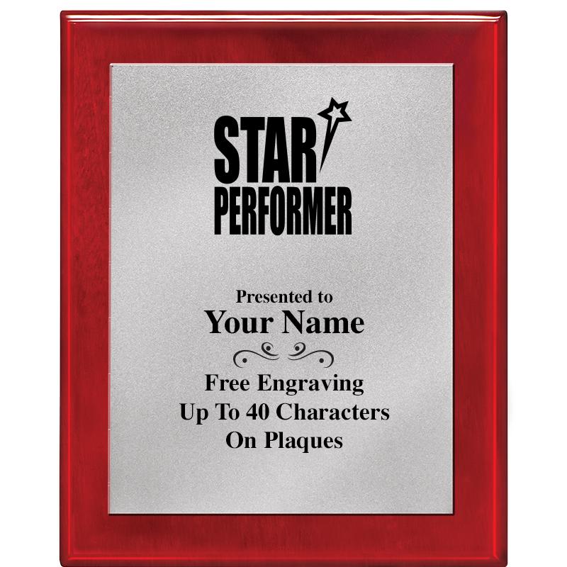 8X10 RW PIANO PLQ MATTE SV PLT