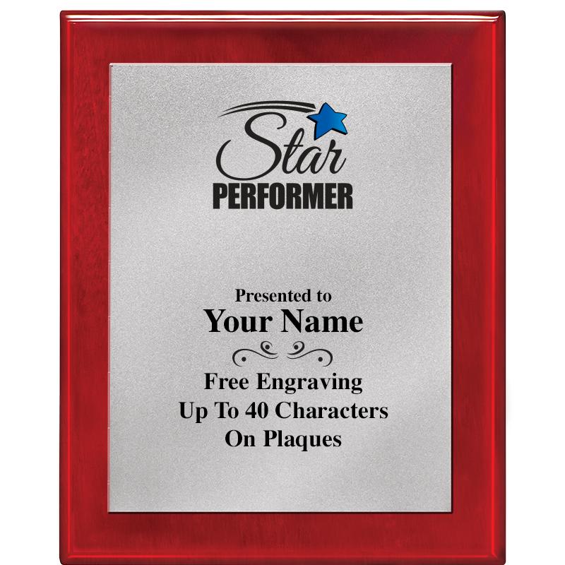 8X10 RW PIANO PLQ MATTE SV PLT