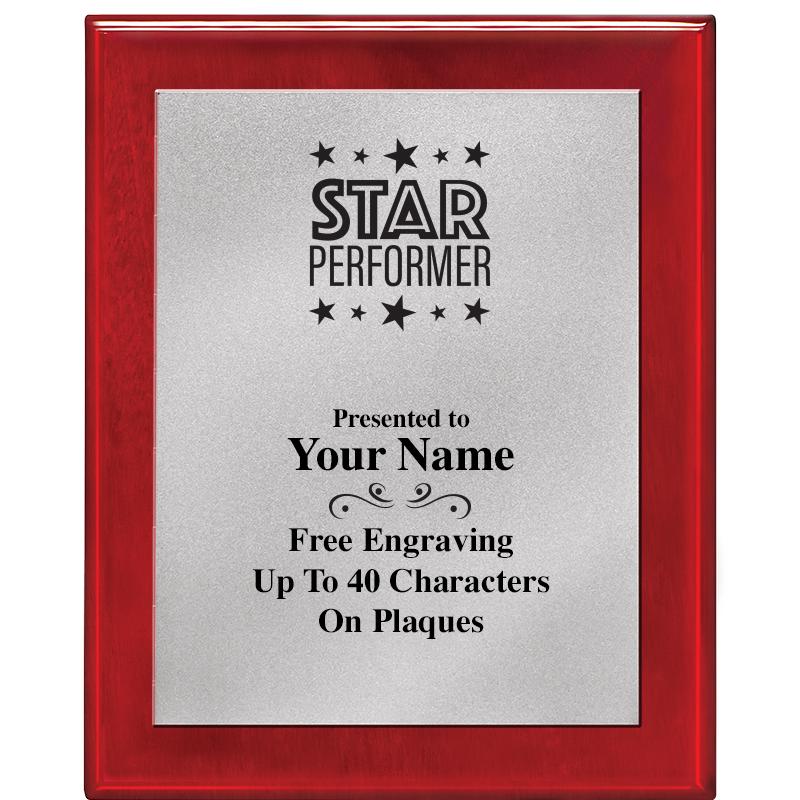 8X10 RW PIANO PLQ MATTE SV PLT