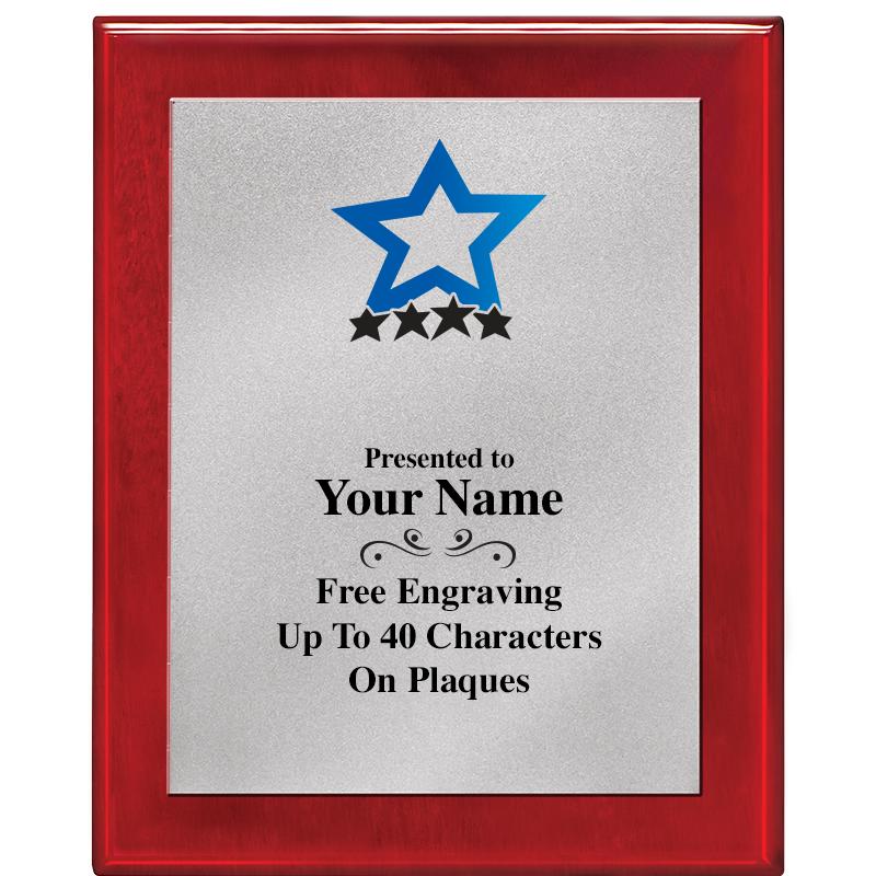 8X10 RW PIANO PLQ MATTE SV PLT