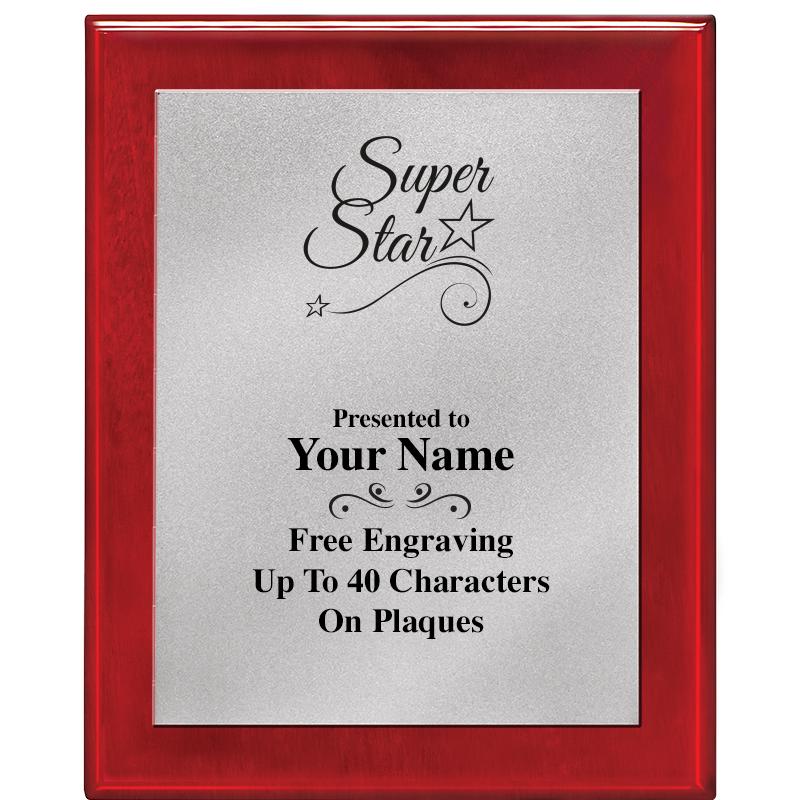 8X10 RW PIANO PLQ MATTE SV PLT