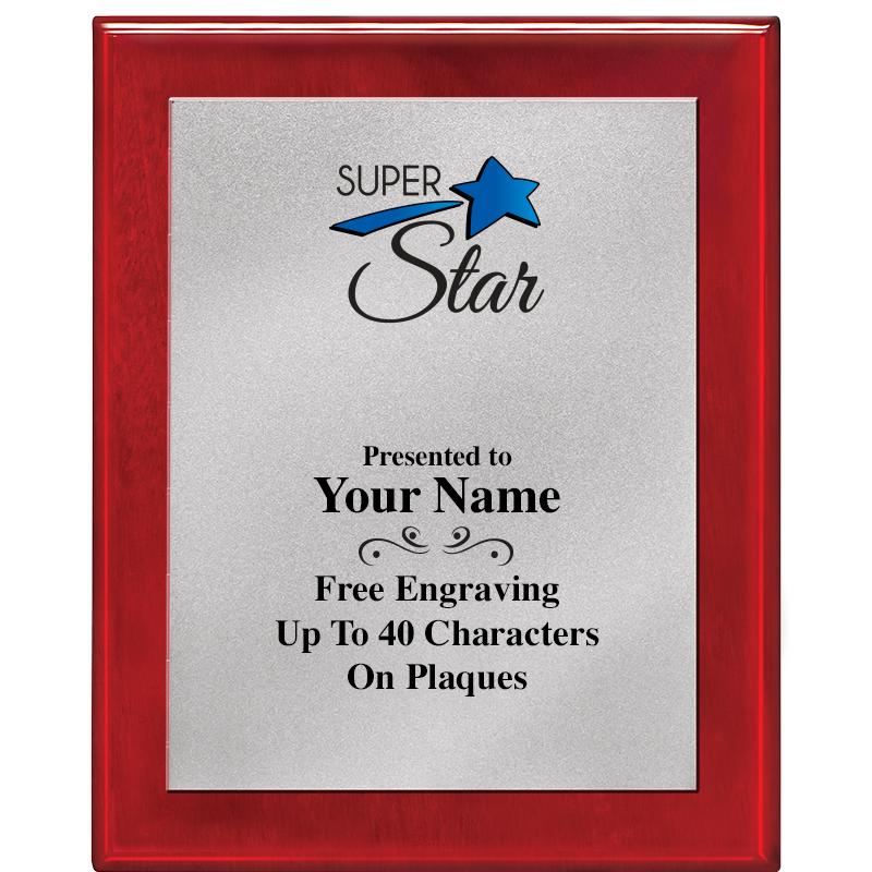 8X10 RW PIANO PLQ MATTE SV PLT