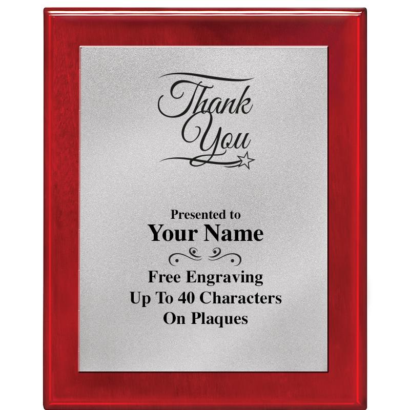 8X10 RW PIANO PLQ MATTE SV PLT