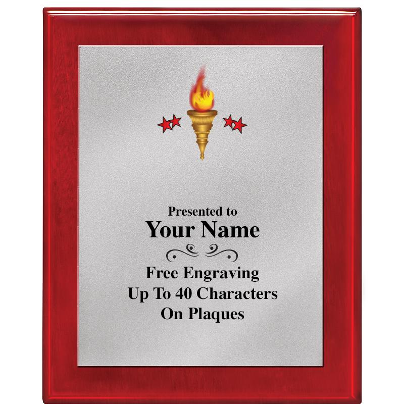 8X10 RW PIANO PLQ MATTE SV PLT