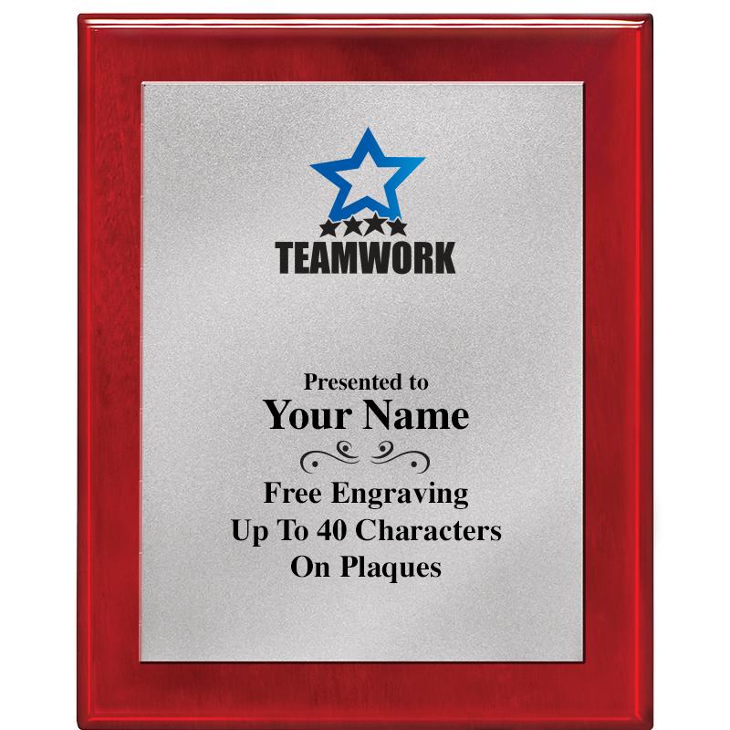 8X10 RW PIANO PLQ MATTE SV PLT