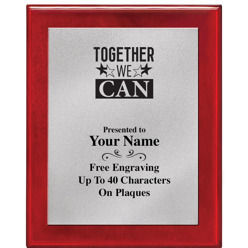 8X10 RW PIANO PLQ MATTE SV PLT