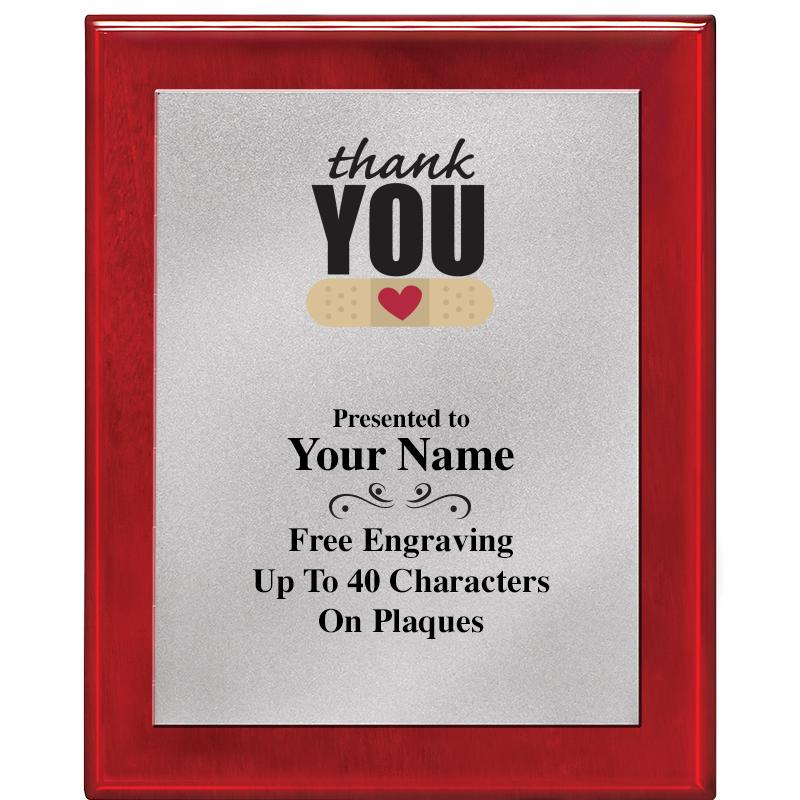 8X10 RW PIANO PLQ MATTE SV PLT