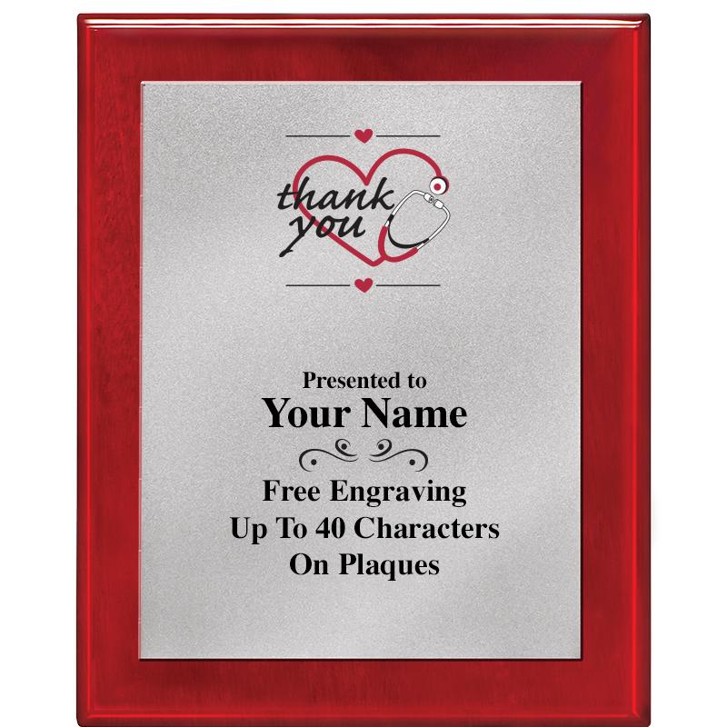 8X10 RW PIANO PLQ MATTE SV PLT